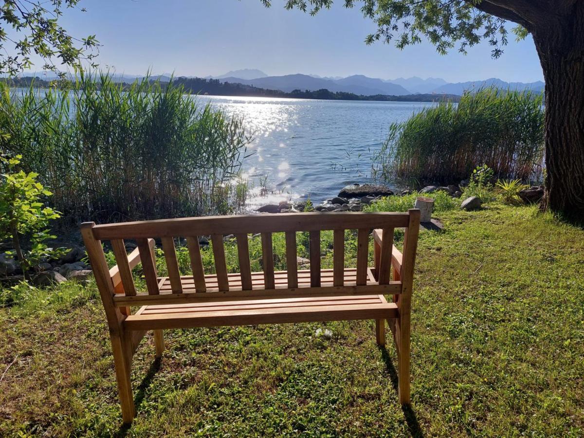 Appartamento Miralago Con Giardino Sul Lago กาวิราเต ภายนอก รูปภาพ